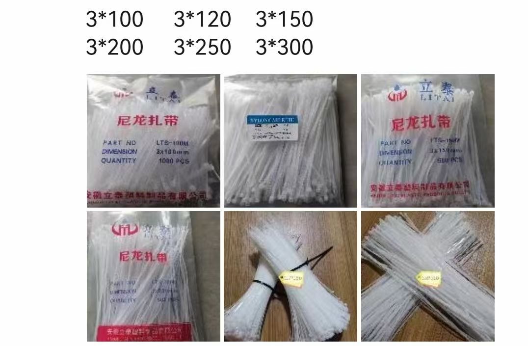 PA6 standard nylon cable ties